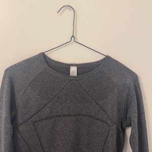 Lululemon/Ivivva grey athletic shirt, size 14